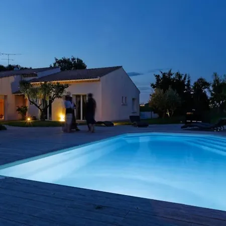 别墅 La D'ariane-piscine-jaccuzi-15 Mn 旺达尔格